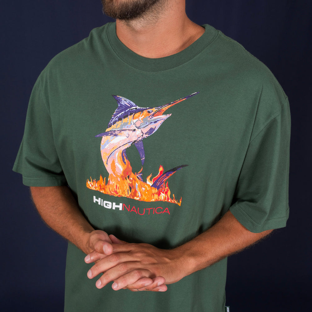 Tee Marlin Green