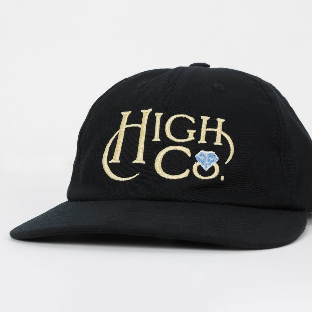 6 Panel Diamant Black