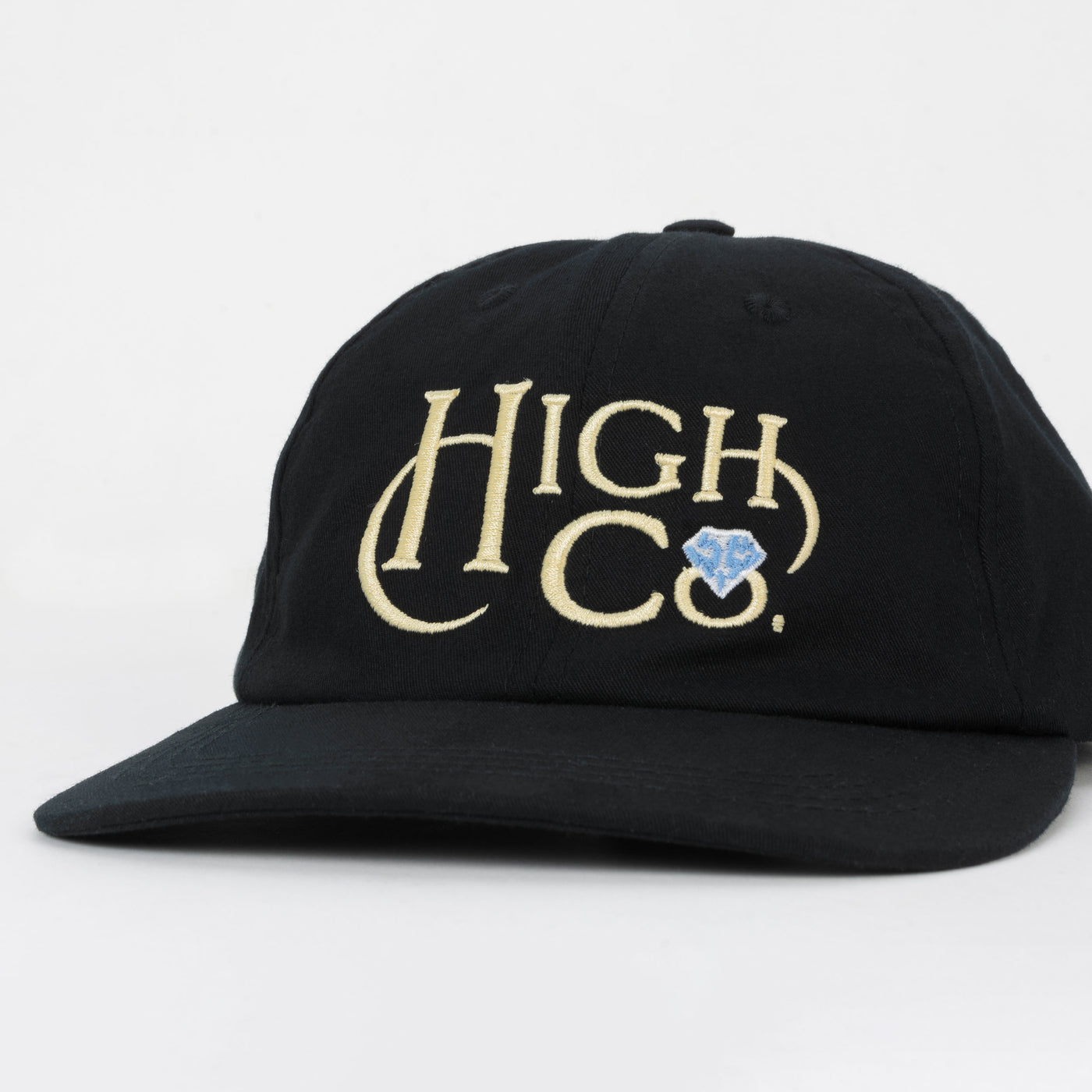6 Panel Diamant Black