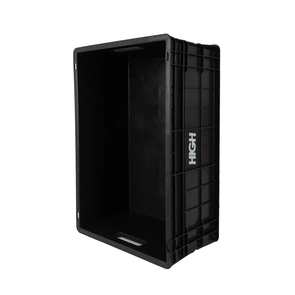 Plastic Box High Black