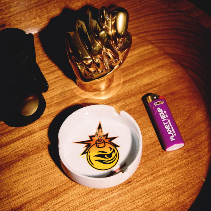Adam Bomb Flames Ashtray