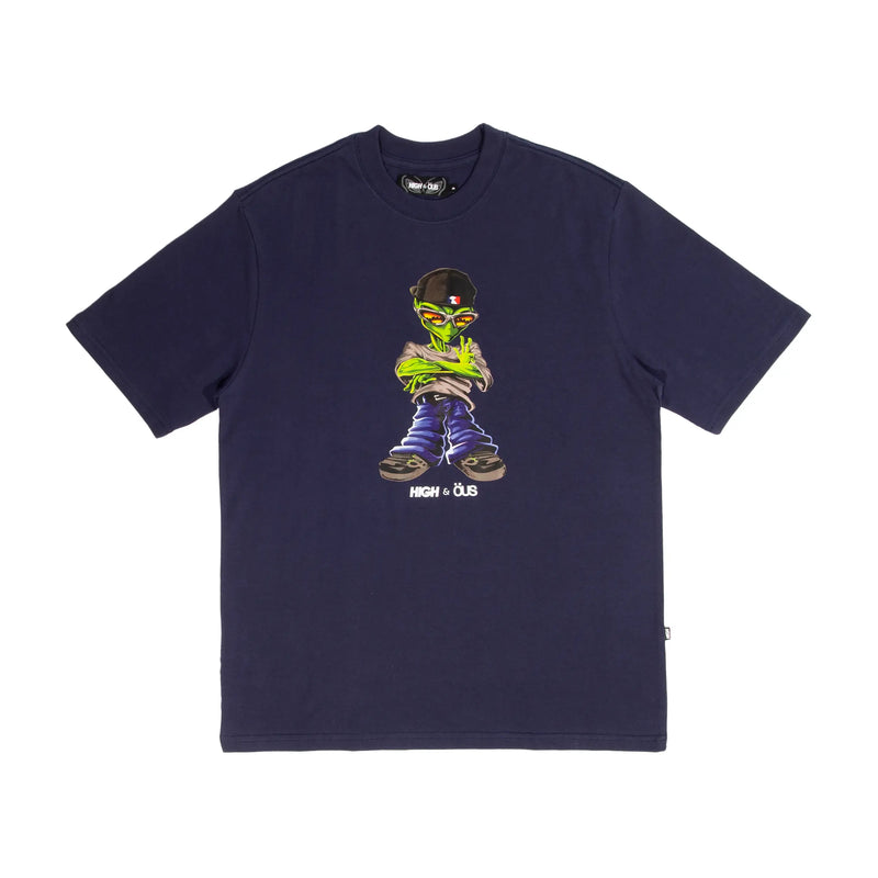 Alien High & ÖUS T-Shirt Navy