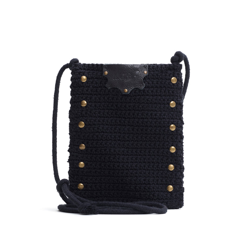 Bolsa em Crochê "HIGH a/c BARRA" Preta