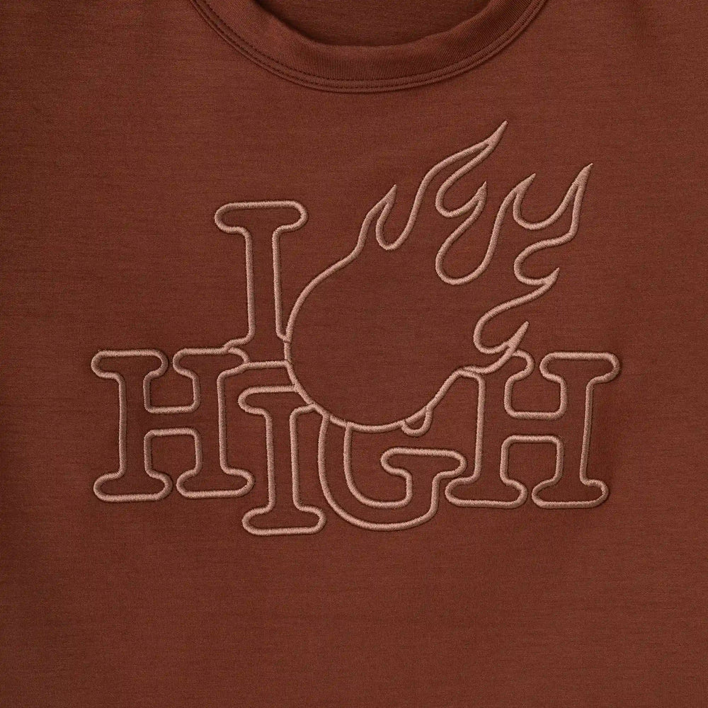 Baby Tee I Love High Brown