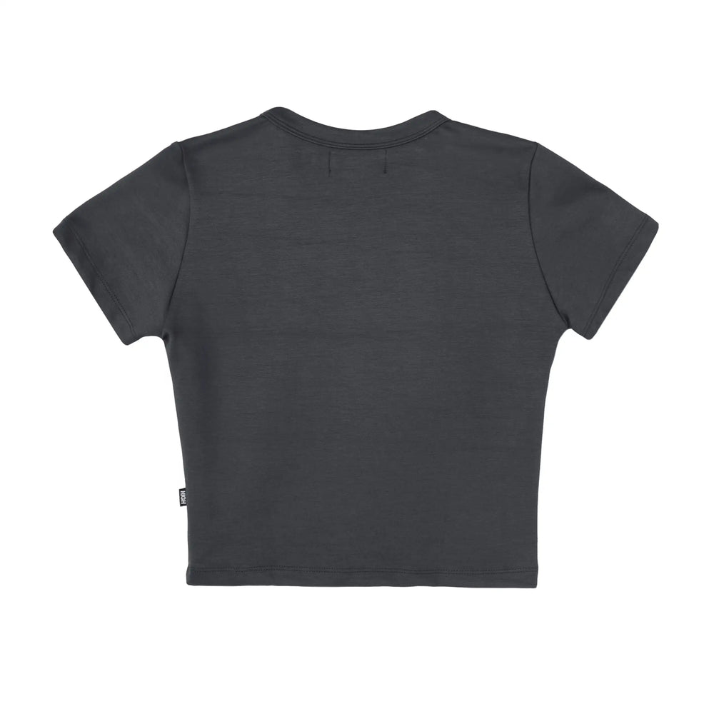 Baby Tee I Love High Grey
