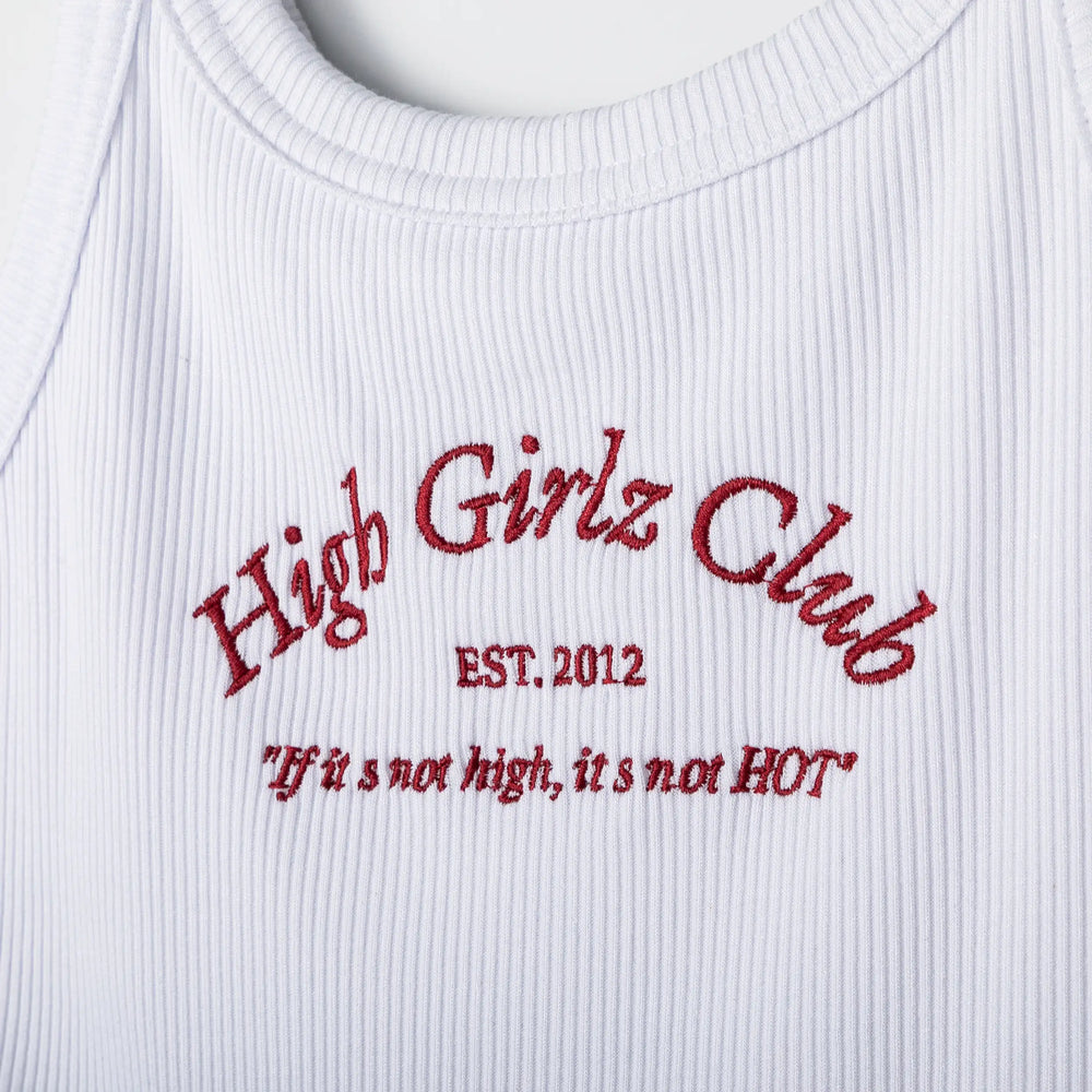 Baby Tee Minimal Patch White