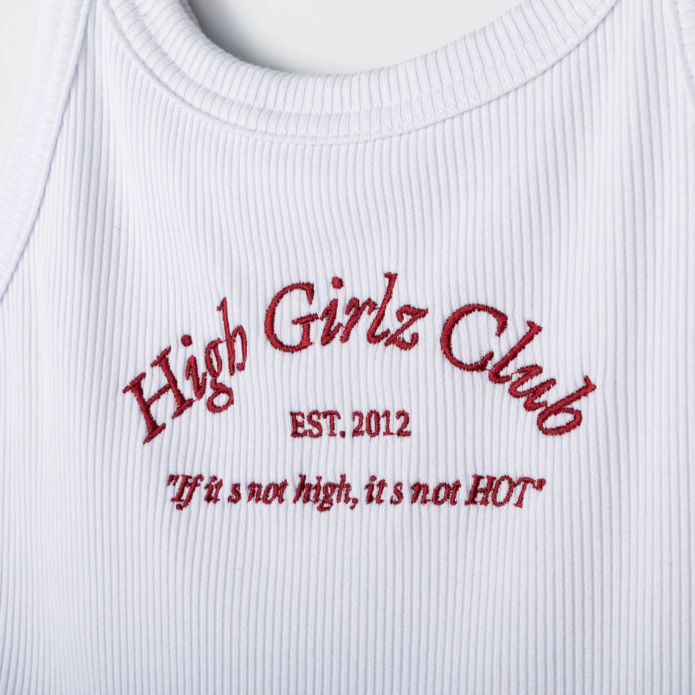Baby Tee Minimal Patch White