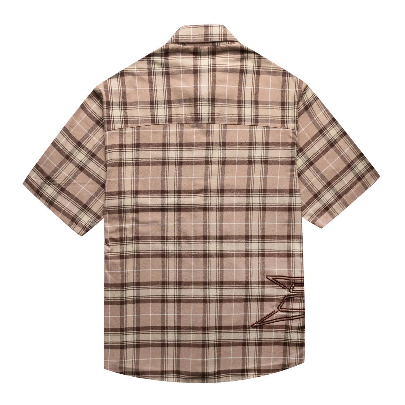 Button Shirt Star Dark Brown