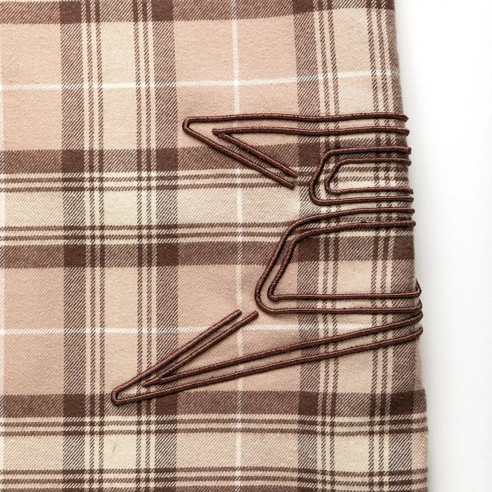 Button Shirt Star Dark Brown