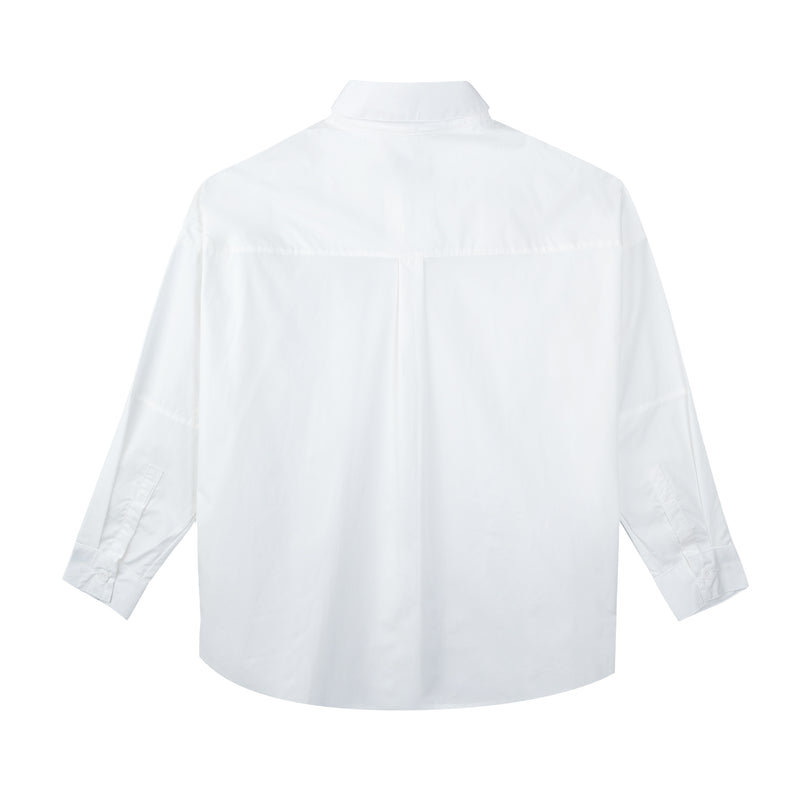 Bloom Button Shirt White