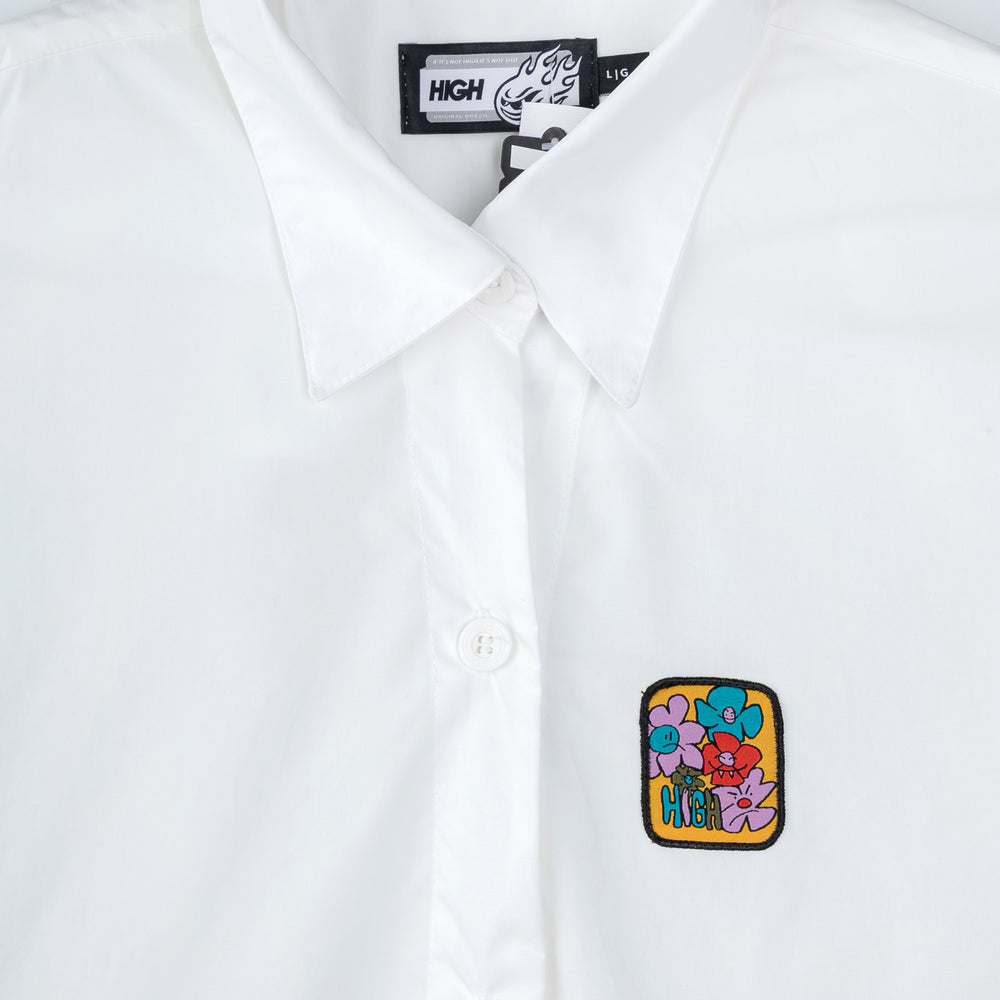 Bloom Button Shirt White