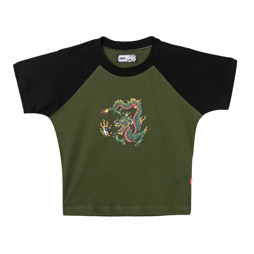 Baby Tee Dragon Green