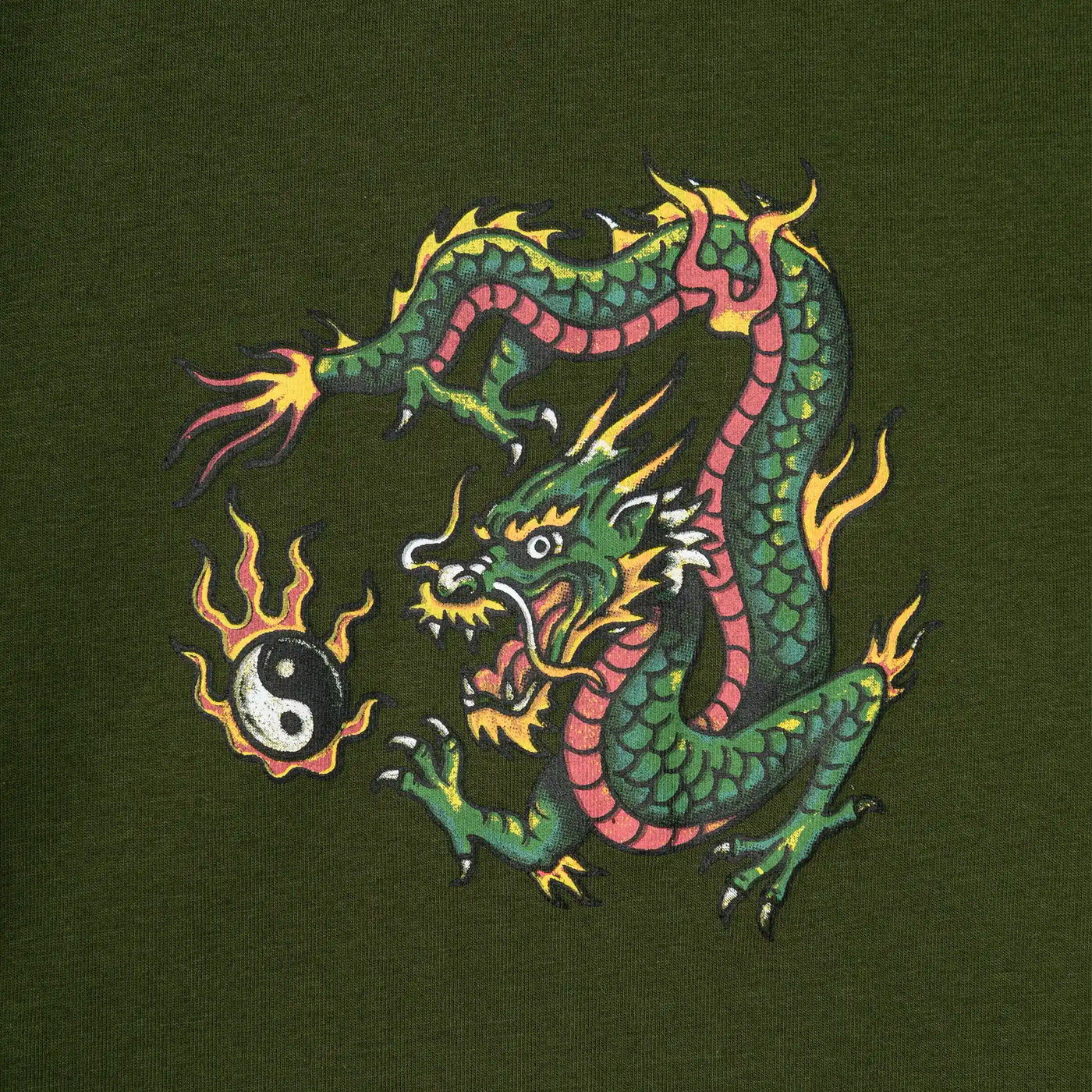 Baby Tee Dragon Green