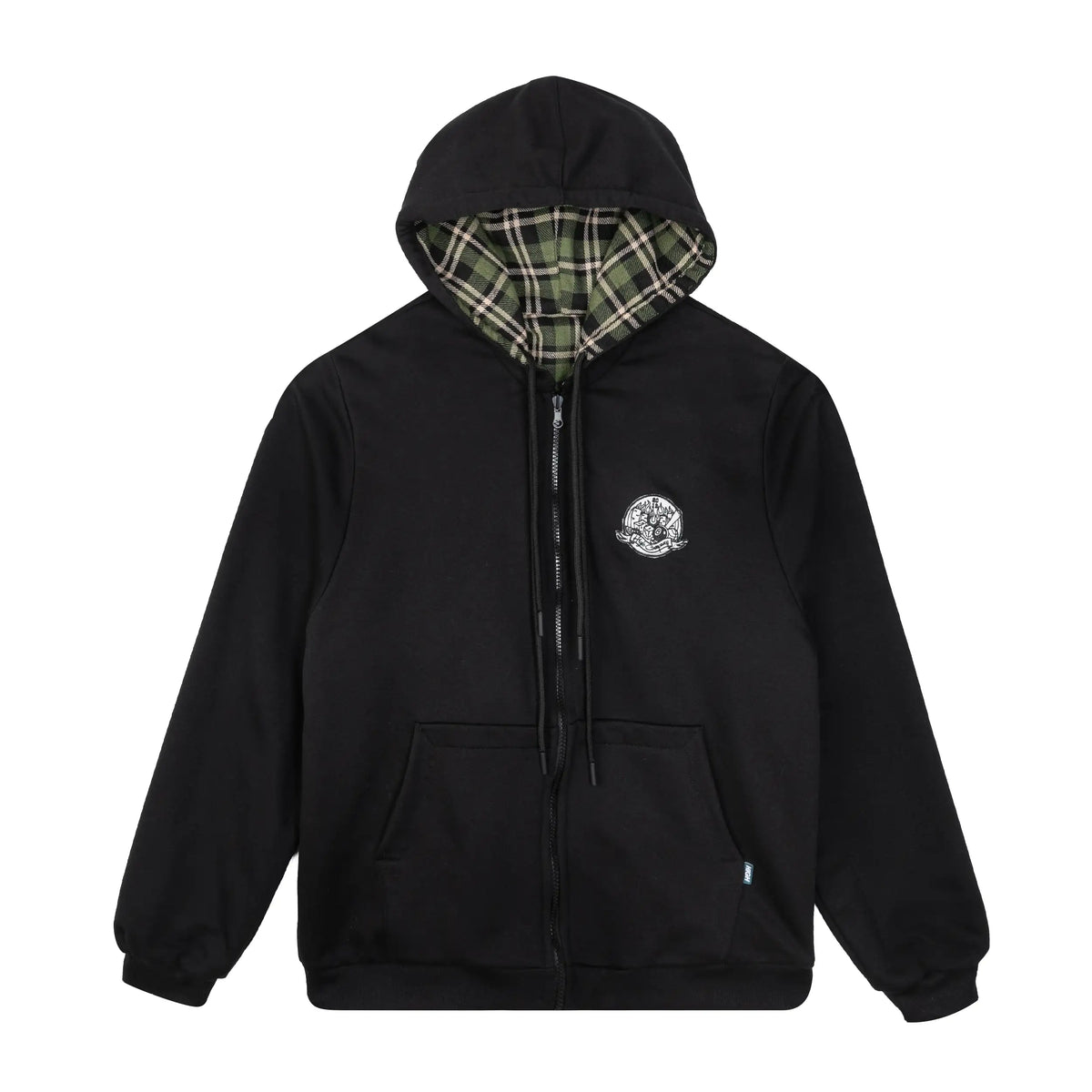 Reversible Plaid Hoodie