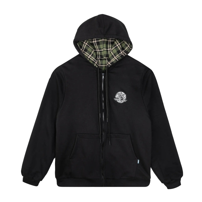 Reversible Plaid Hoodie