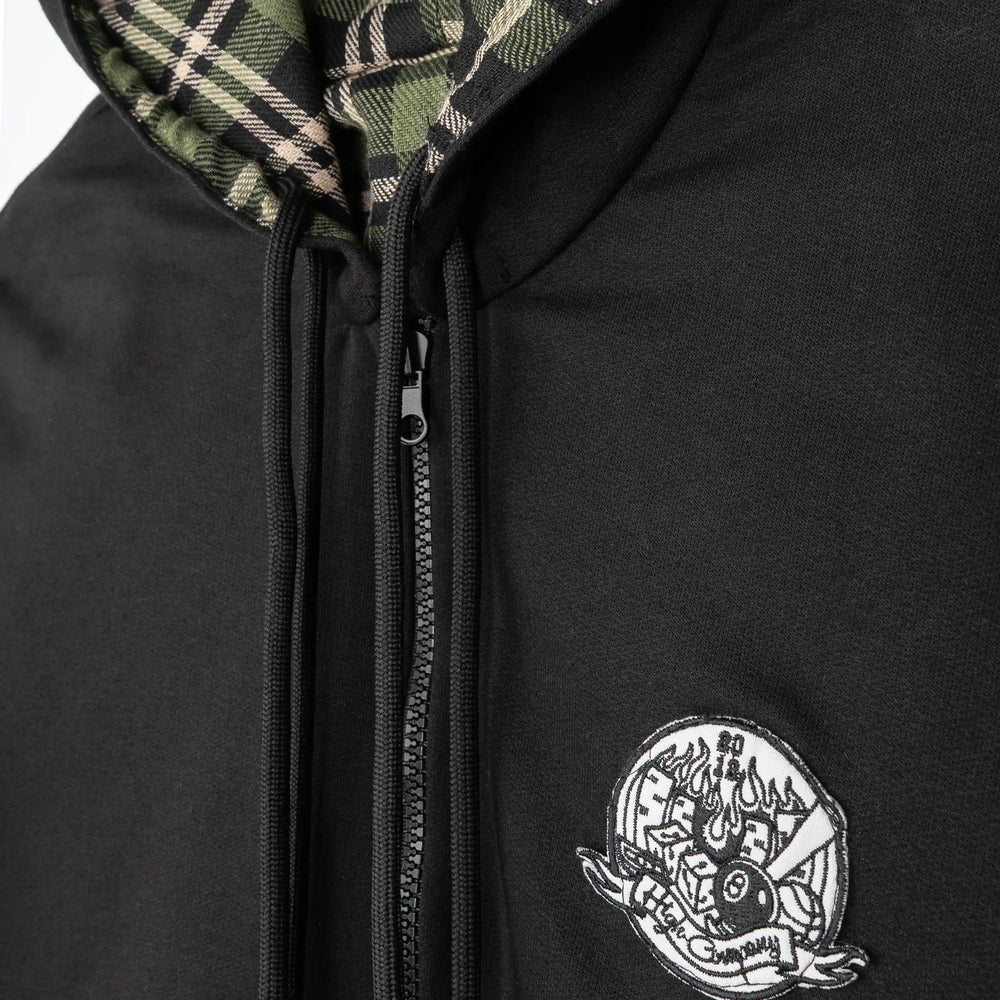 Reversible Plaid Hoodie