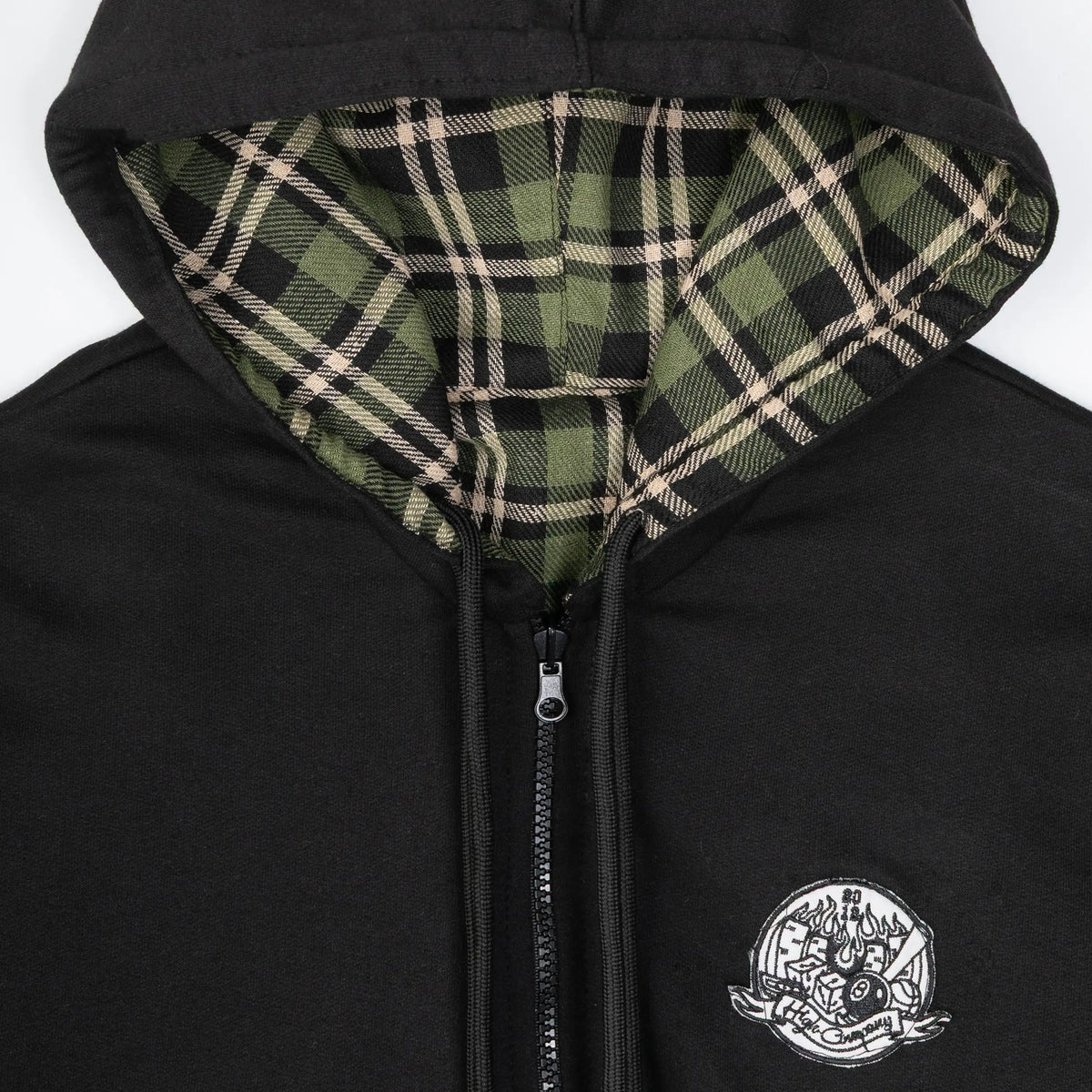 Reversible Plaid Hoodie