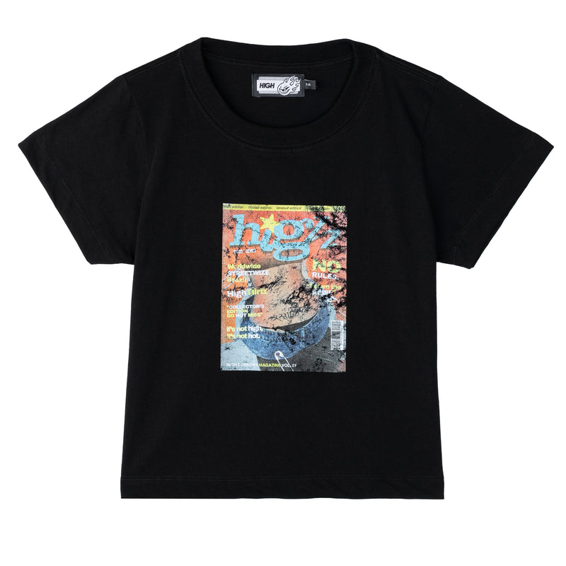 Magazine Baby Tee Black