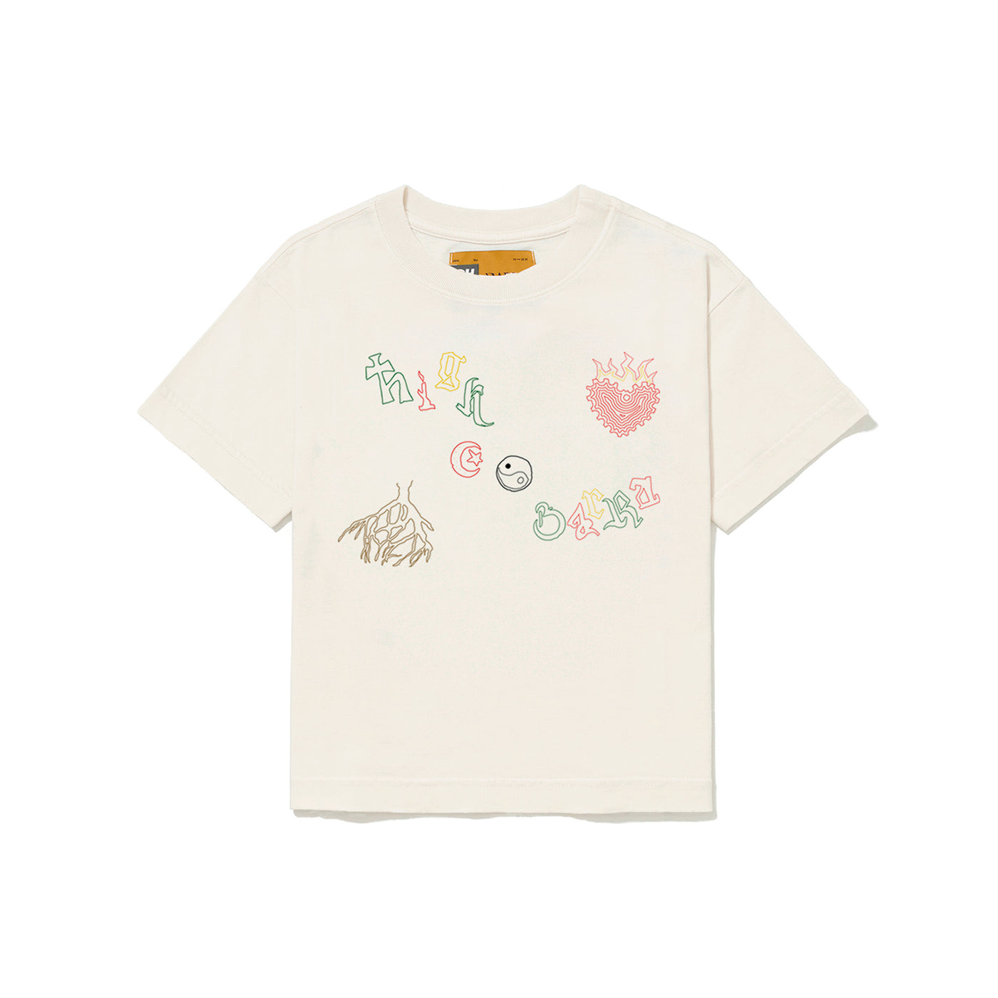 Baby Tee "Iconografia" Off White - HIGH a/c BARRA