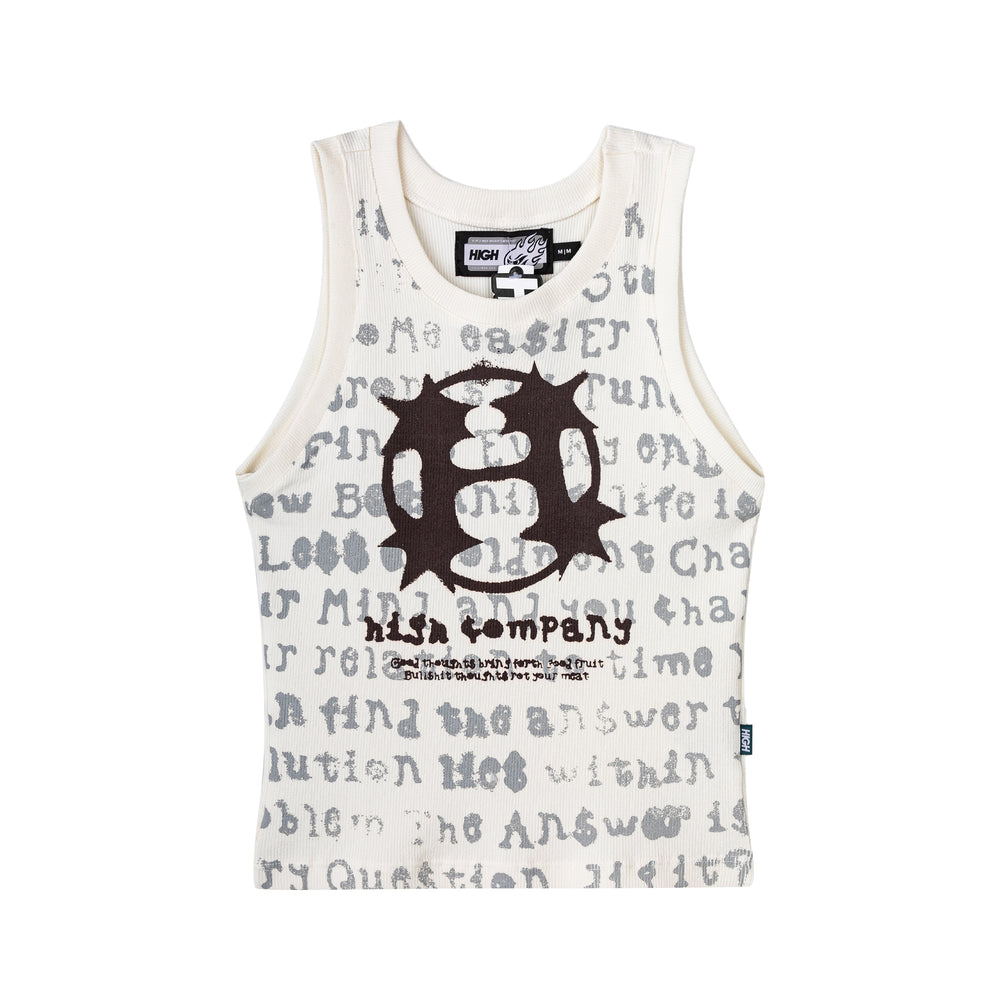 Stencil Baby Tee White