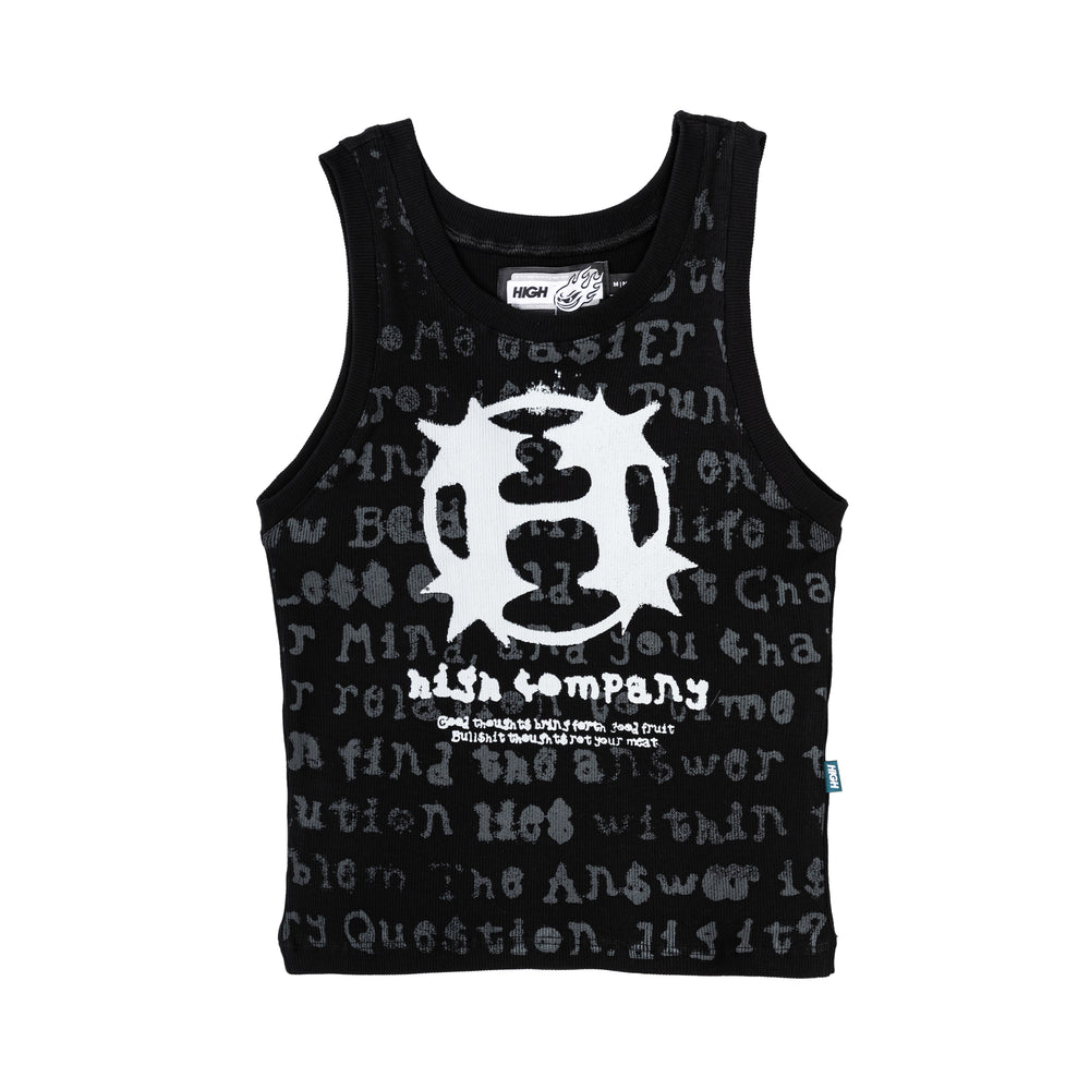 Stencil Baby Tee Black