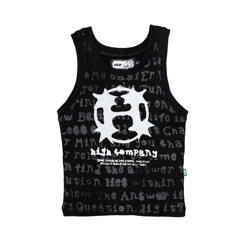 Stencil Baby Tee Black