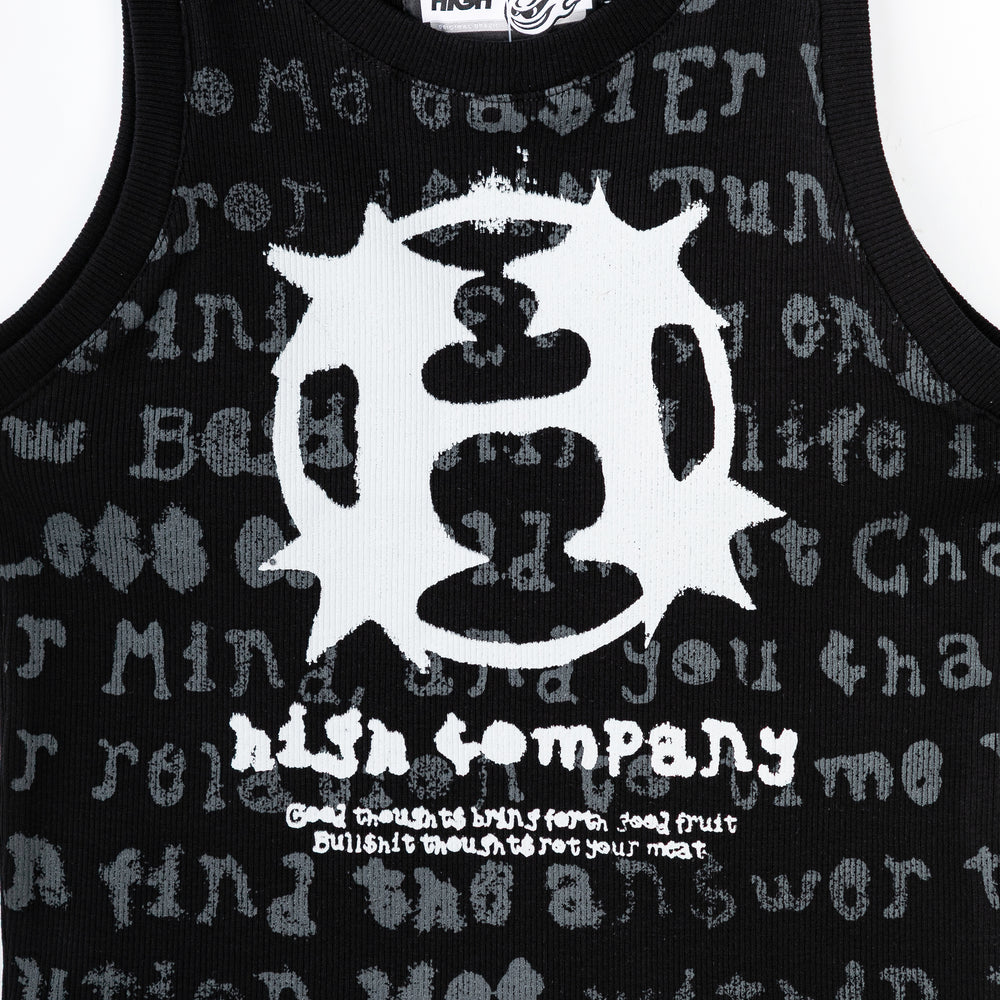 Stencil Baby Tee Black