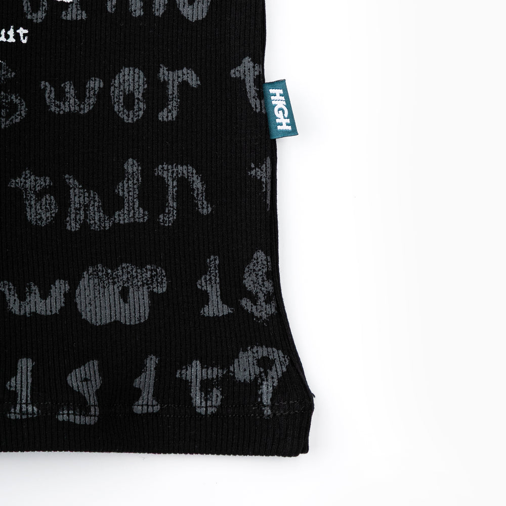Stencil Baby Tee Black