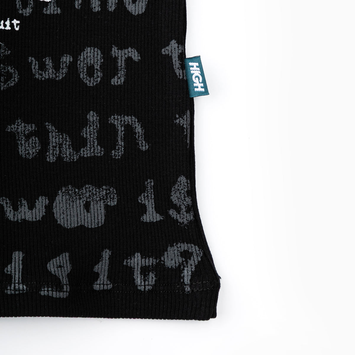 Stencil Baby Tee Black