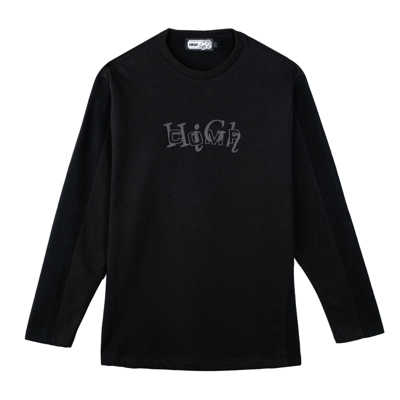Interlock Crewneck Black