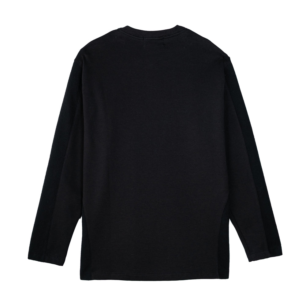 Interlock Crewneck Black