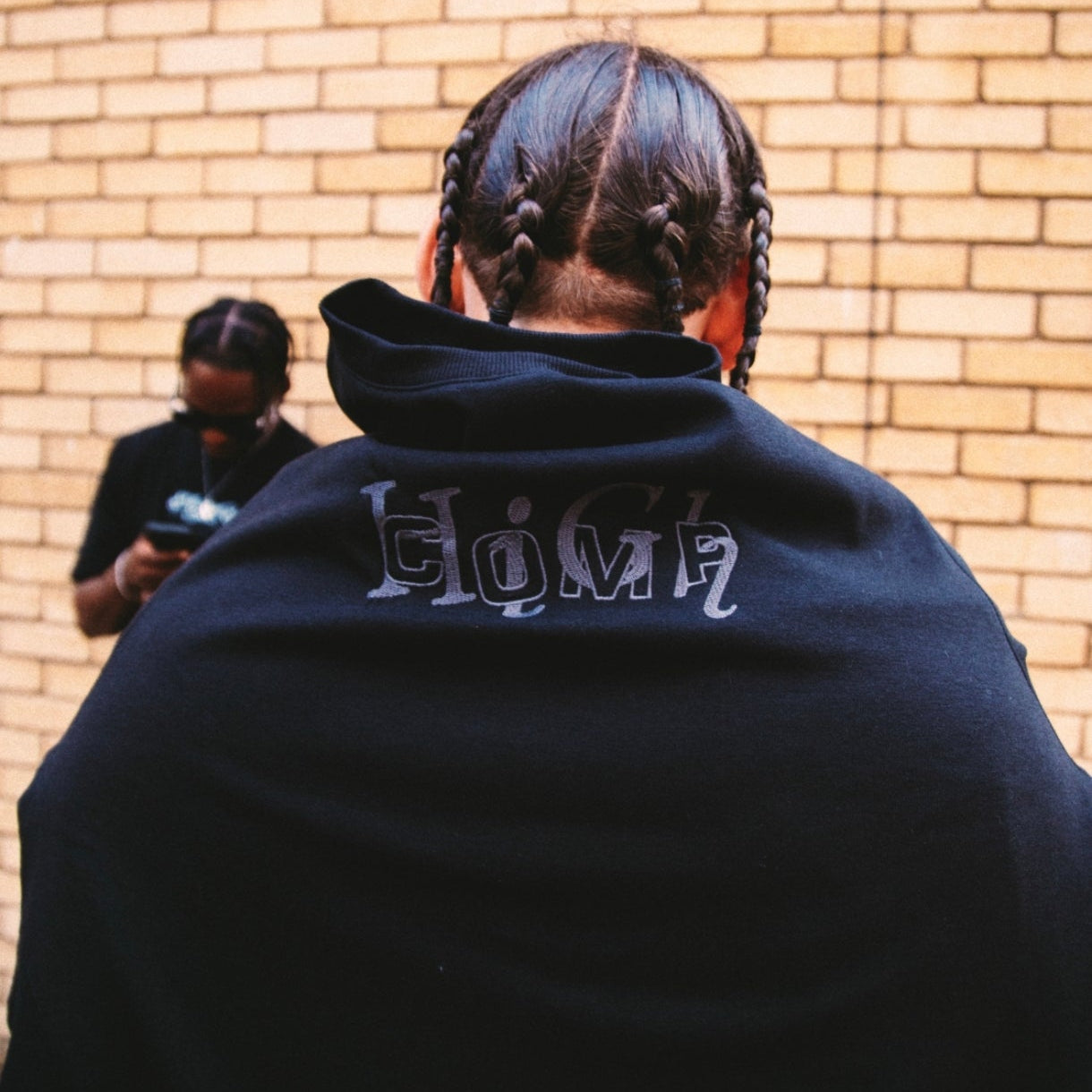 Interlock Crewneck Black
