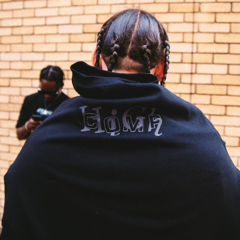 Interlock Crewneck Black