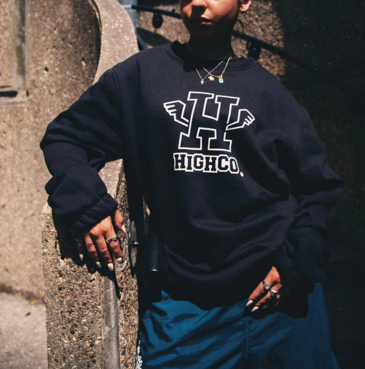 Crewneck High Angel Black