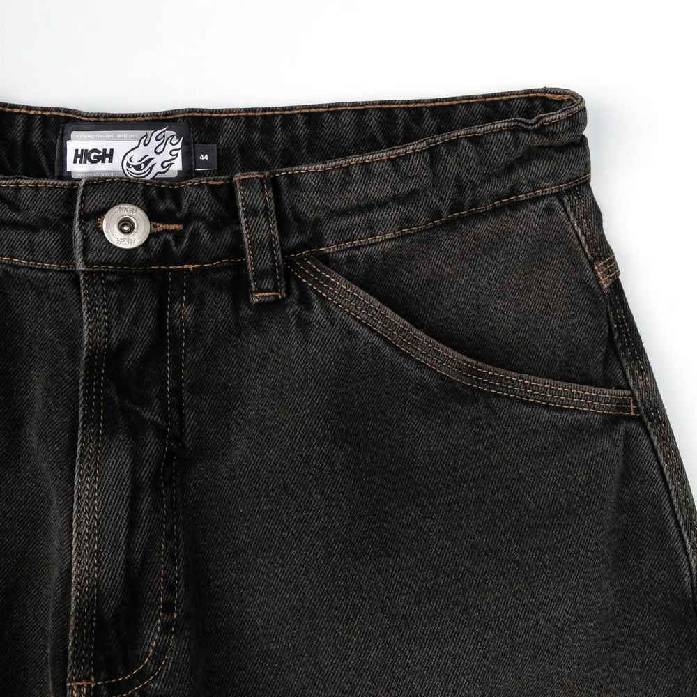 Denim Fire Shorts Brown