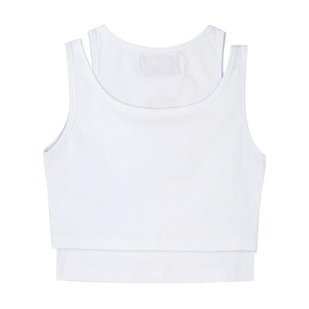 Double Take Mickey Top White