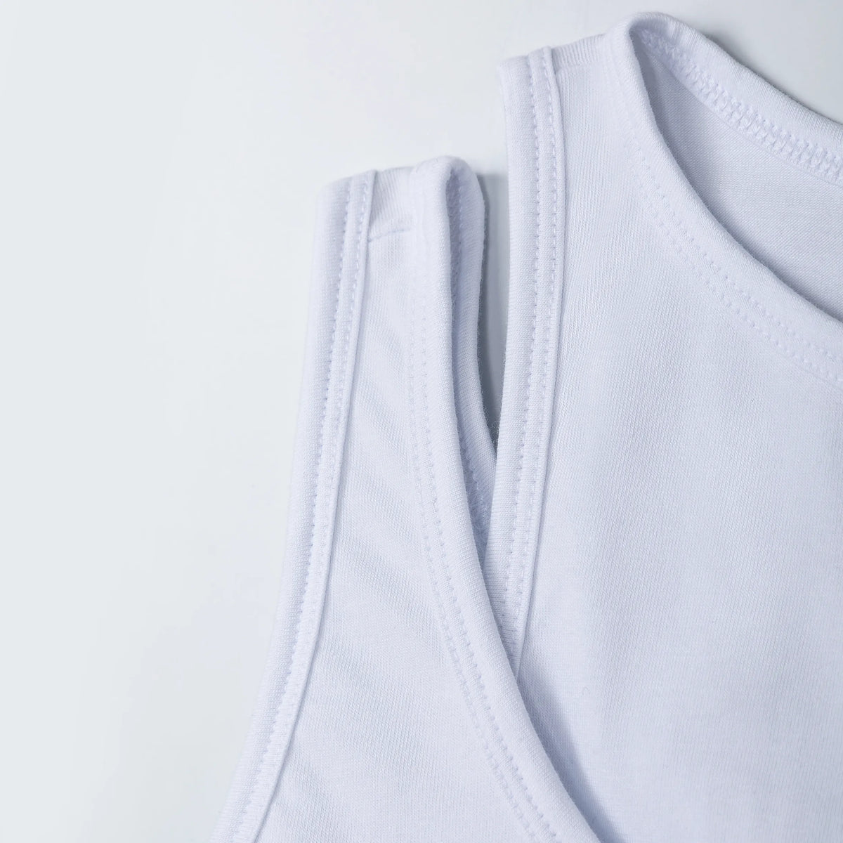 Double Take Mickey Top White
