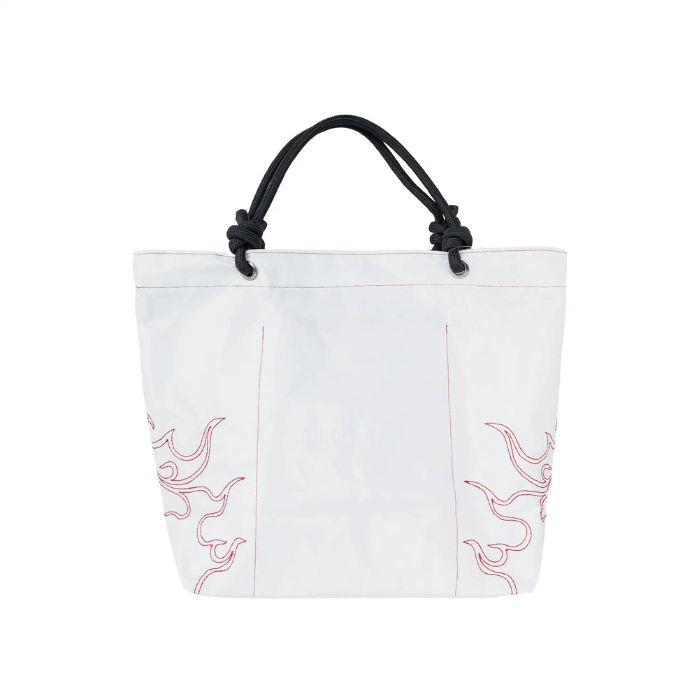 Fire Tote Bag White