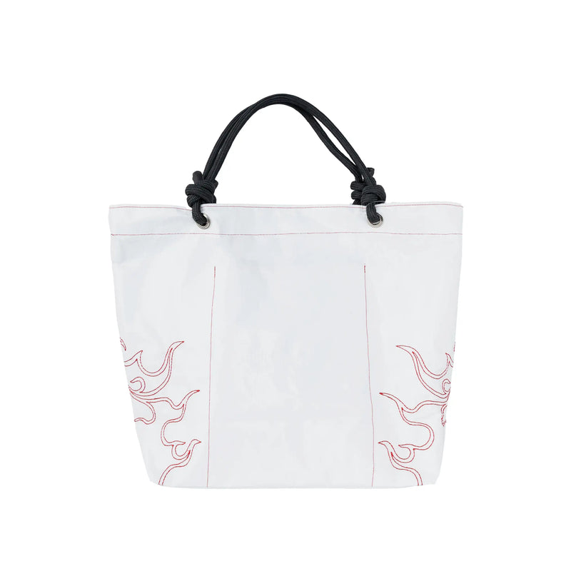 Fire Tote Bag White