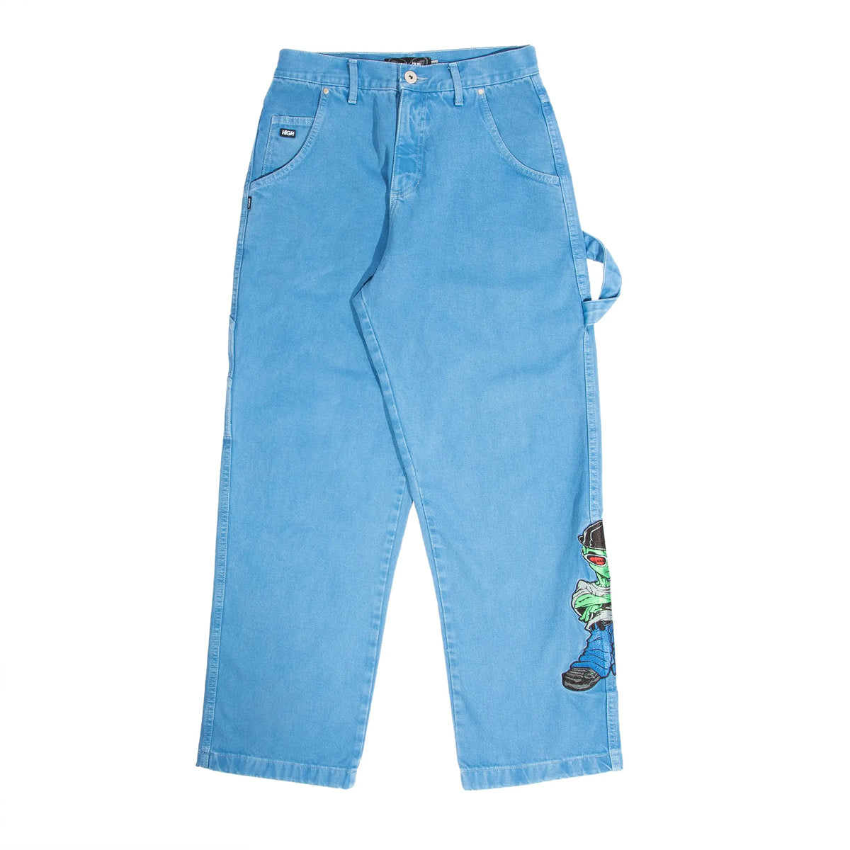 High &amp; ÖUS Denin Baggy Stoned Blue