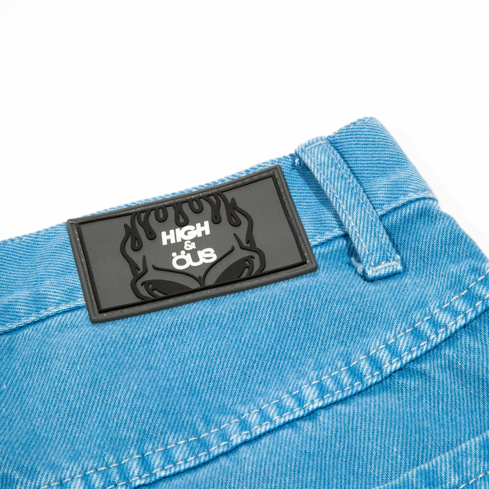 High &amp; ÖUS Denin Baggy Stoned Blue