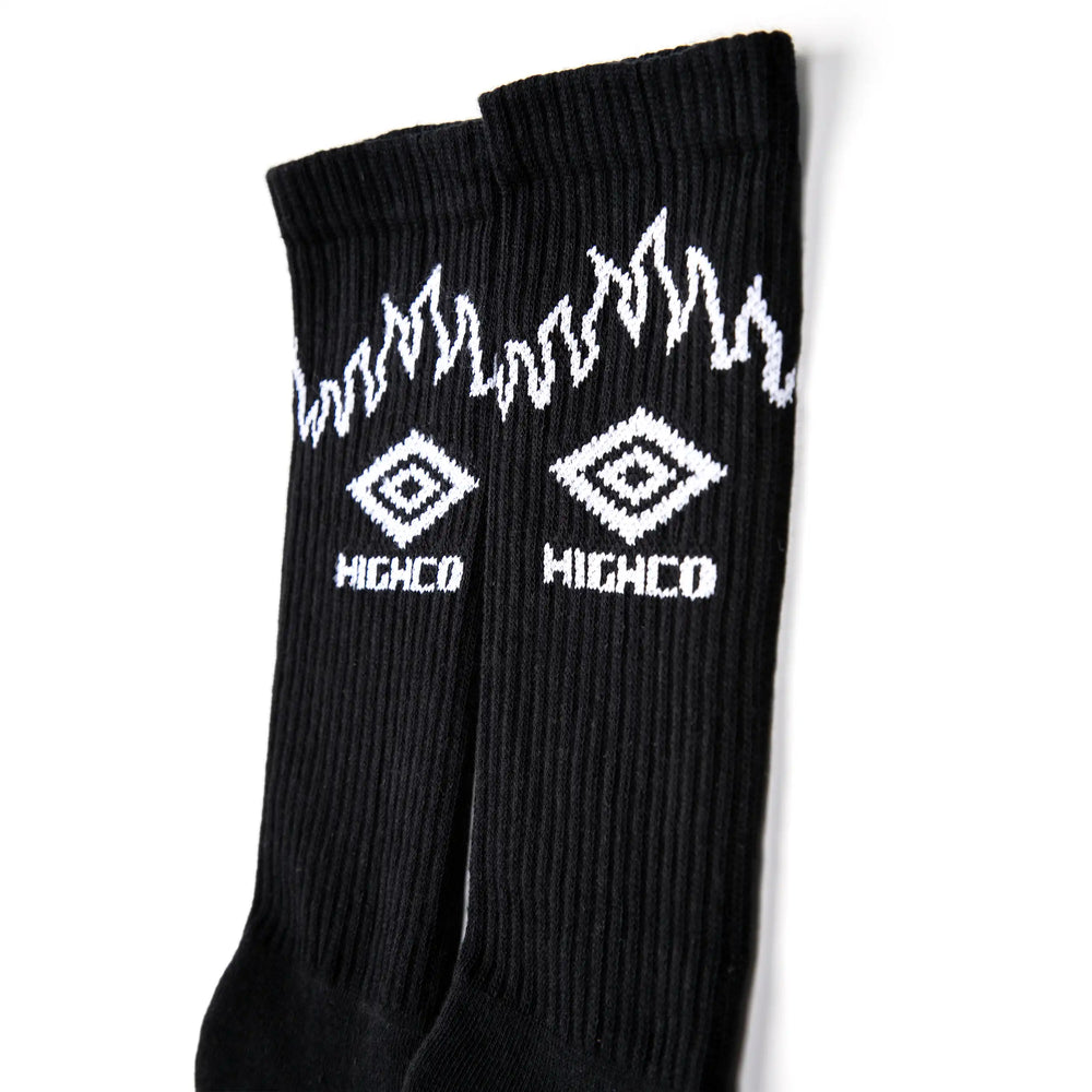 High X Umbro Long Socks Black