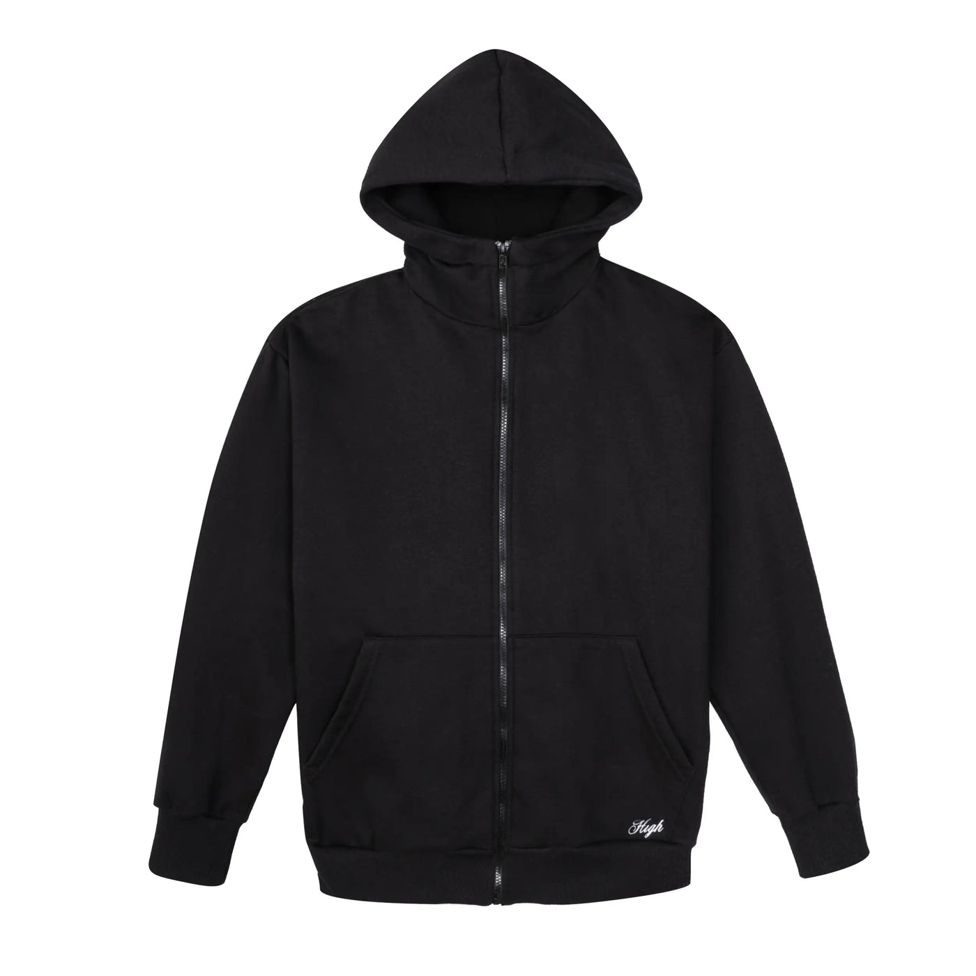 Hoodie Waffle Black
