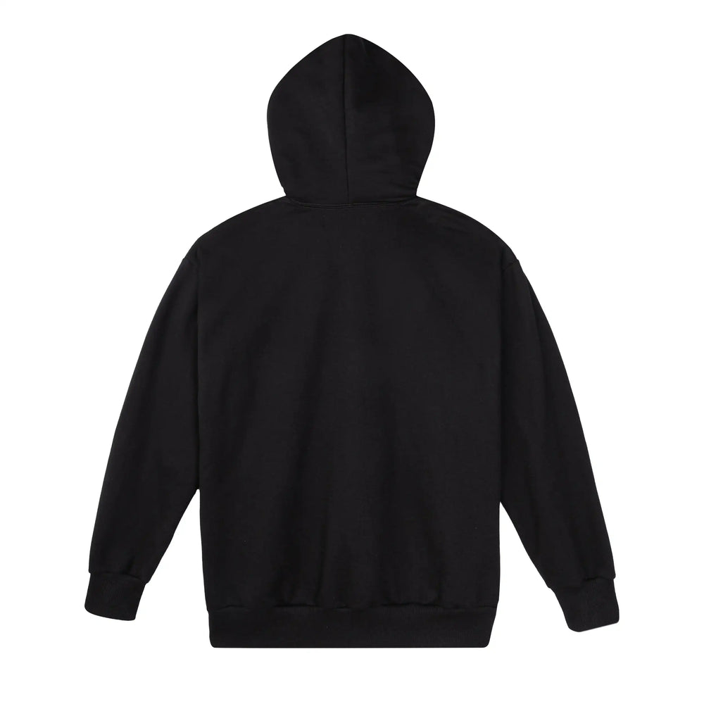 Hoodie Waffle Black