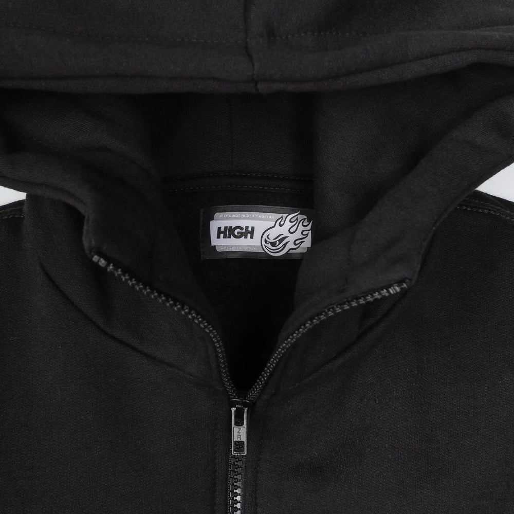 Hoodie Waffle Black