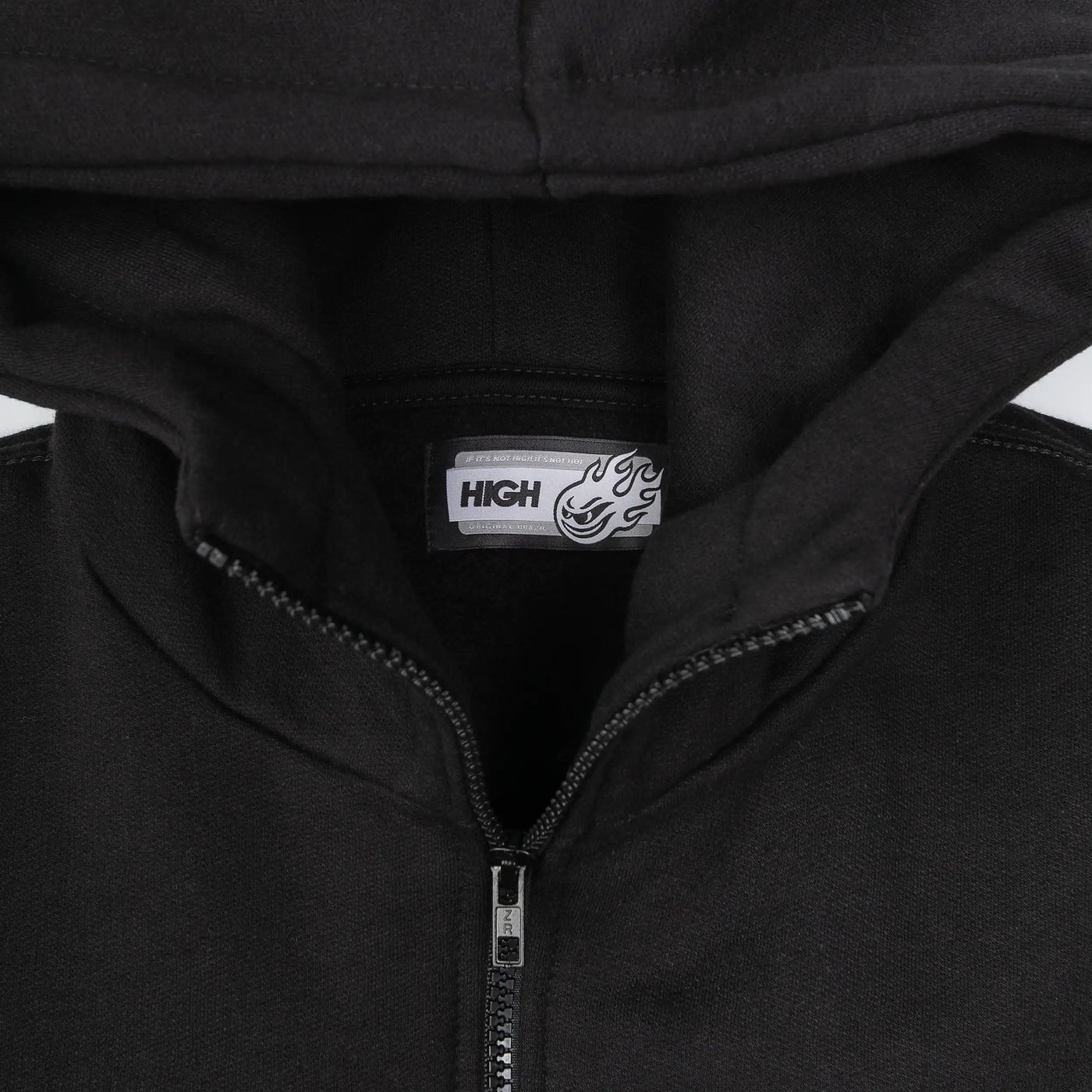 Hoodie Waffle Black
