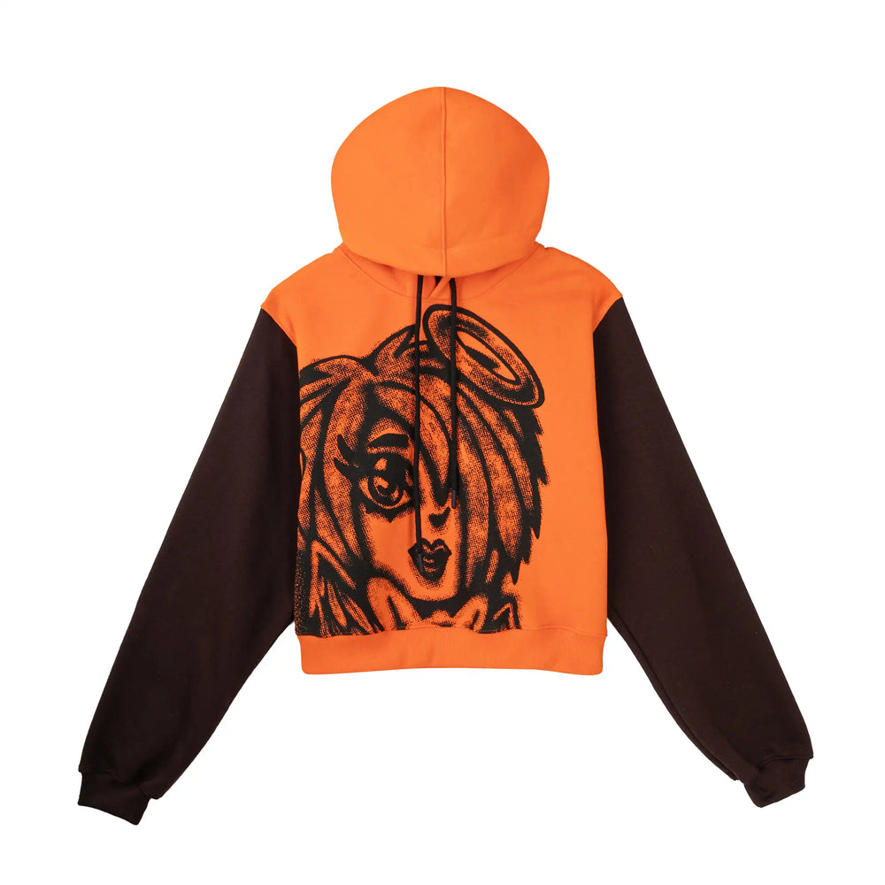 Cropped Hoodie Angel