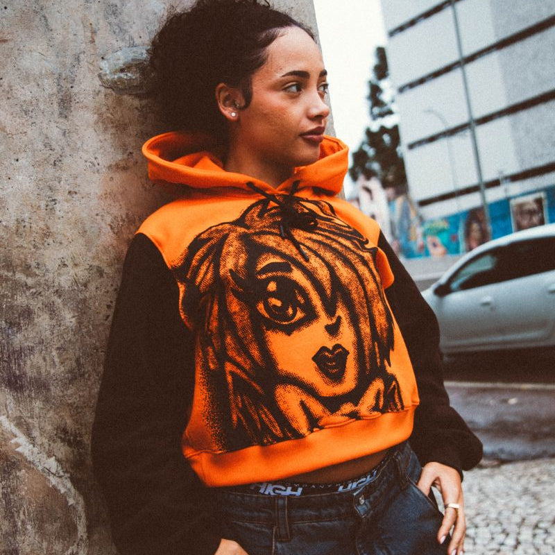 Cropped Hoodie Angel