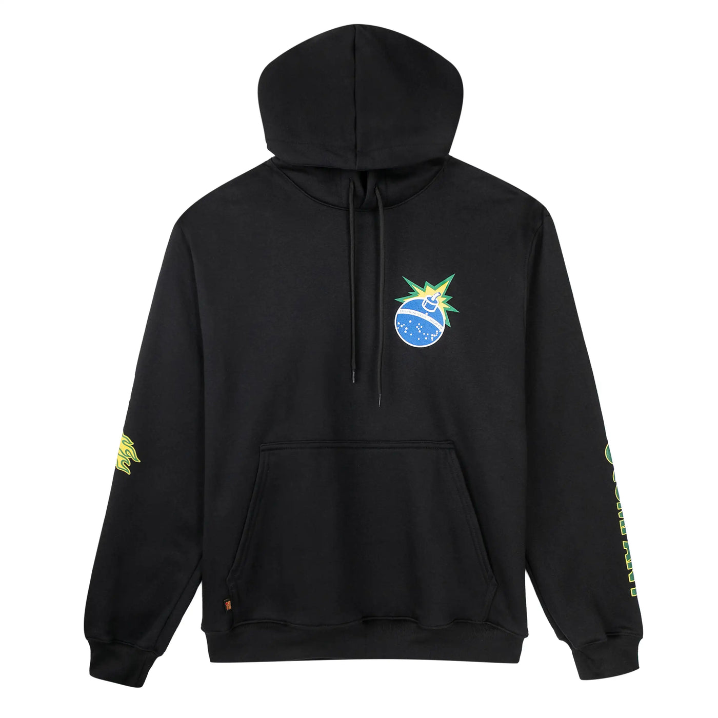 Flames Bar Logo Hoodie