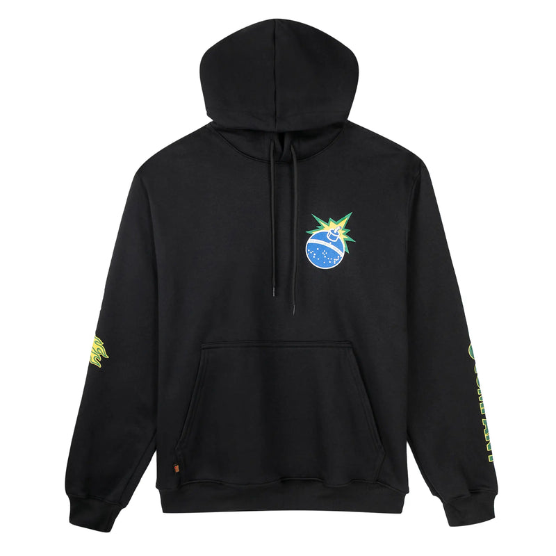 Flames Bar Logo Hoodie